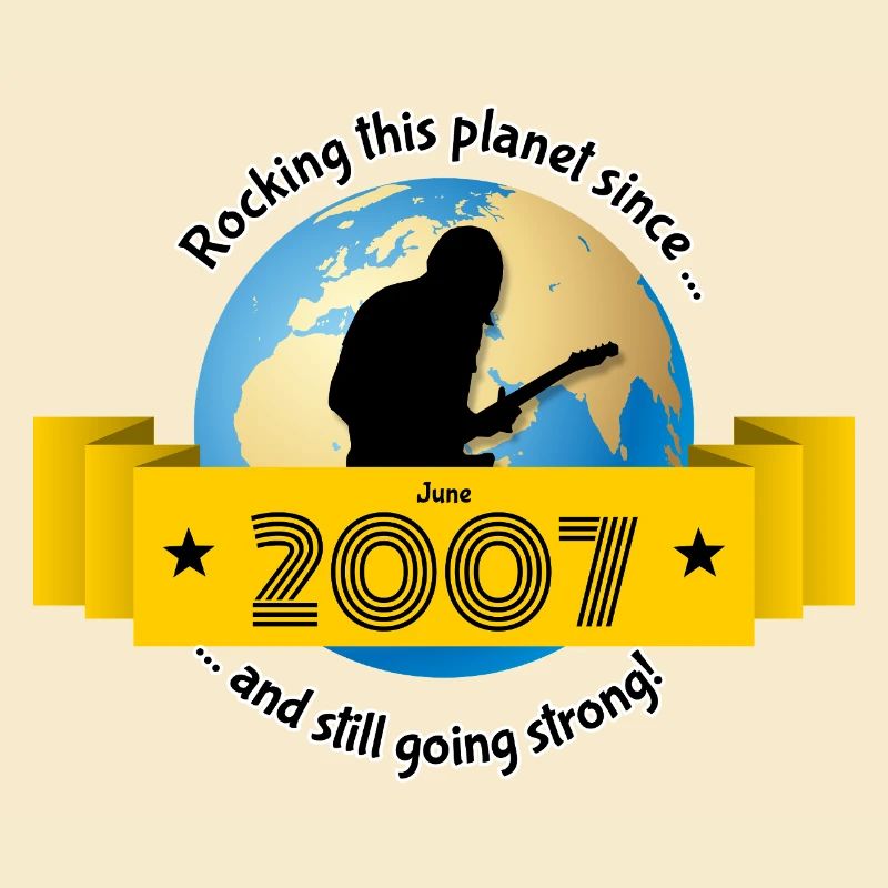 18. Geburtstag Rocking this planet since 06/2007