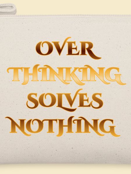 Überlegendes Zitat Gestaltung - Overthinking