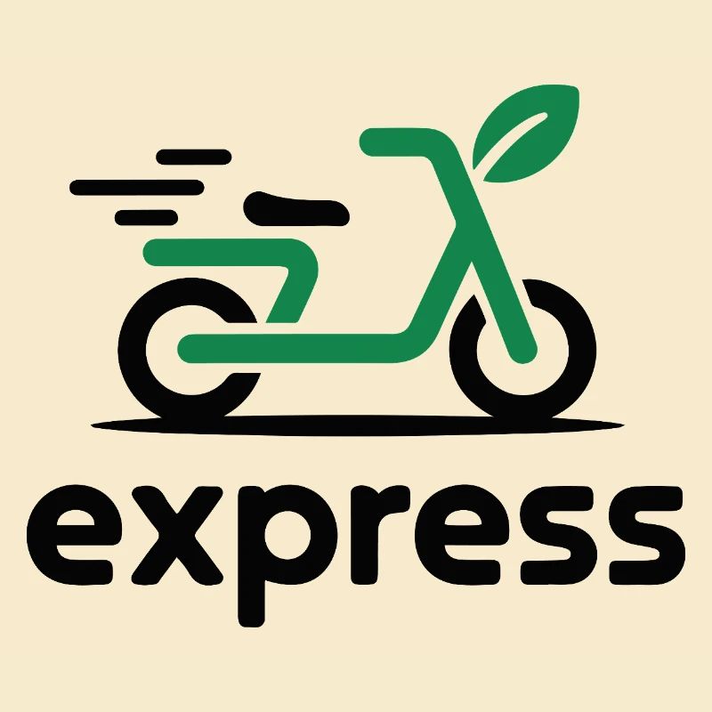 Eco Express Leaf Scooter Logo