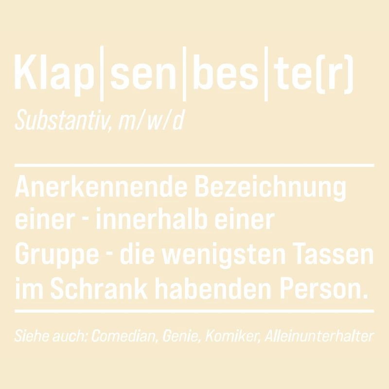 Klapsenbester Definition Fun Sprüche
