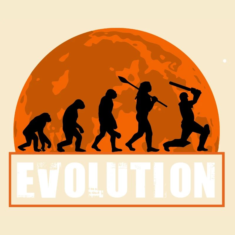Entwicklung der Cricketspieler-Batsman-Silhouette