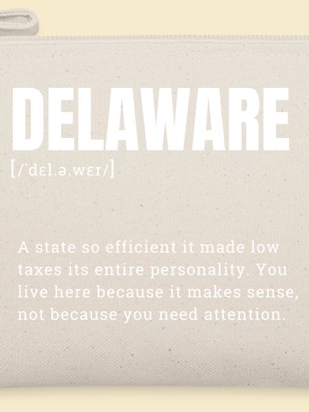 Delaware Neon Typografie