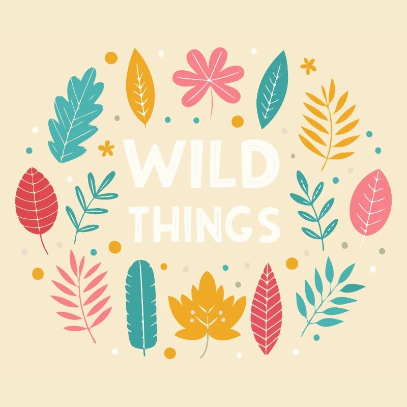 Wild Things Blumenmuster