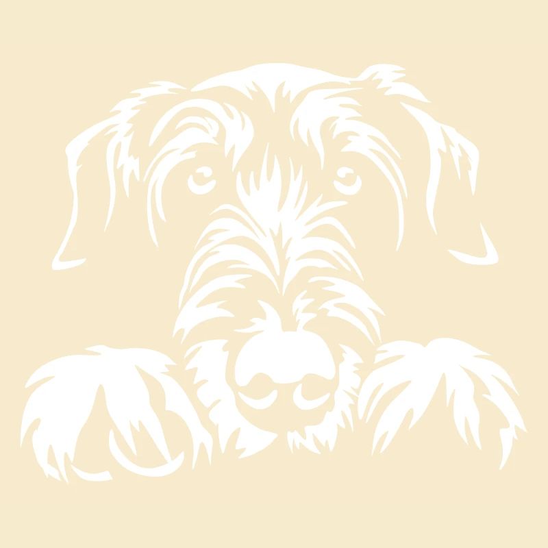 Irish Wolfhound Kopf "Black Edition"