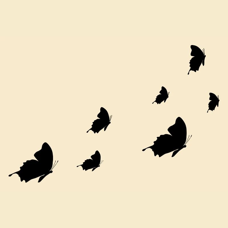 Fliegende Schmetterlinge