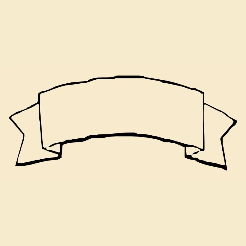 Decorative Banner, Text Frame Title/Heading