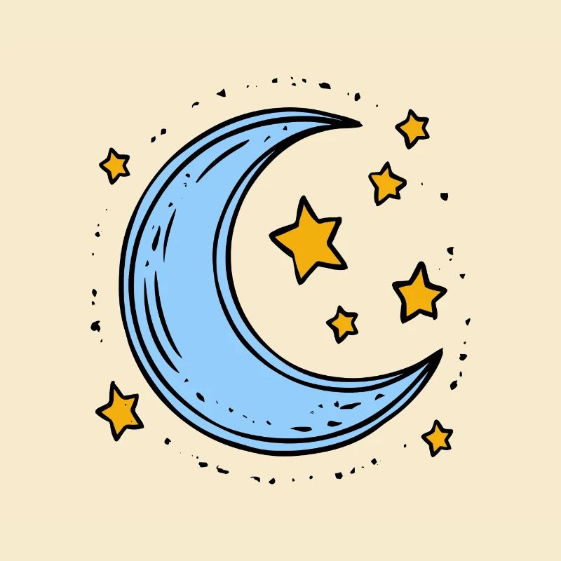 Crescent Moon Crescent Moon and Stars
