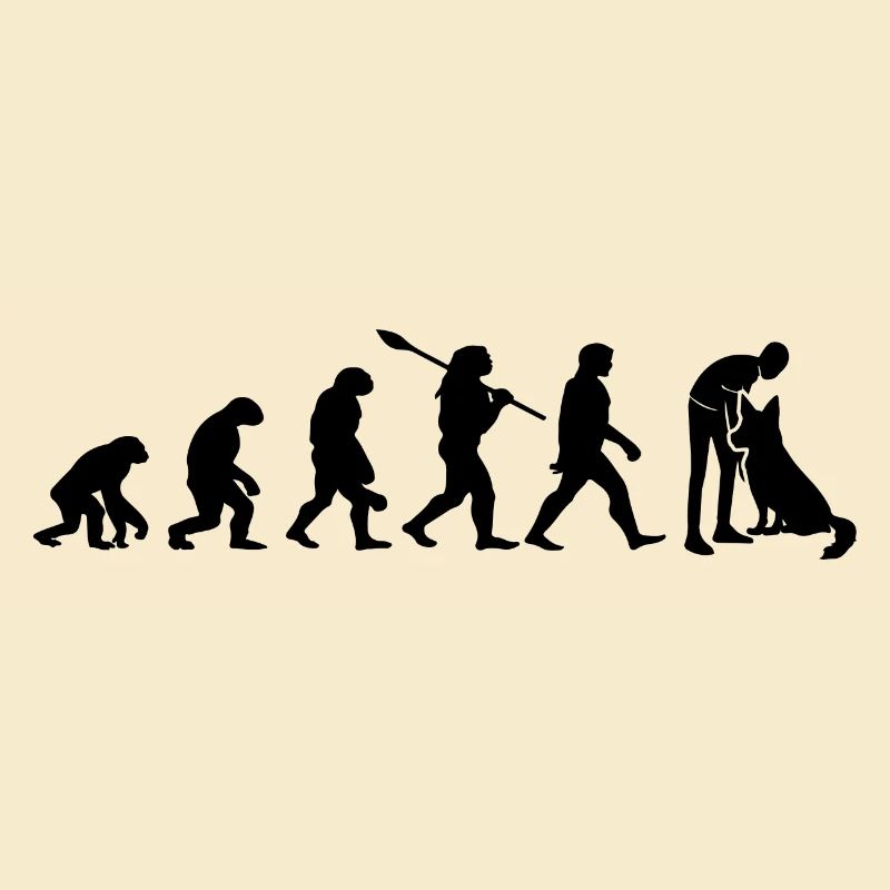 Evolution Funny Belgian Shepherd Dog Malinois