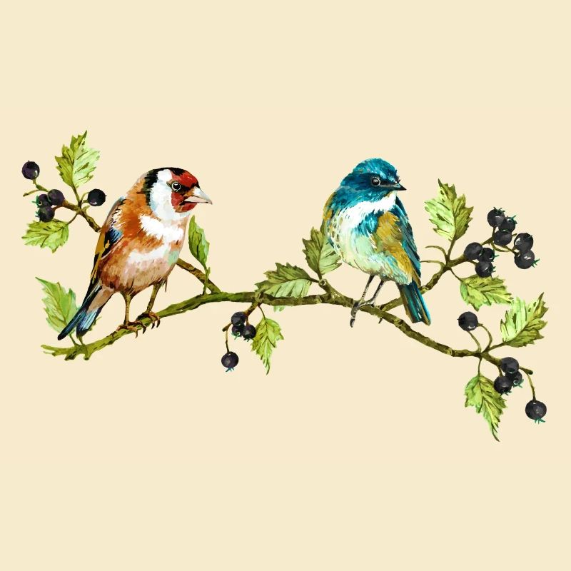 Bunte Vögel
