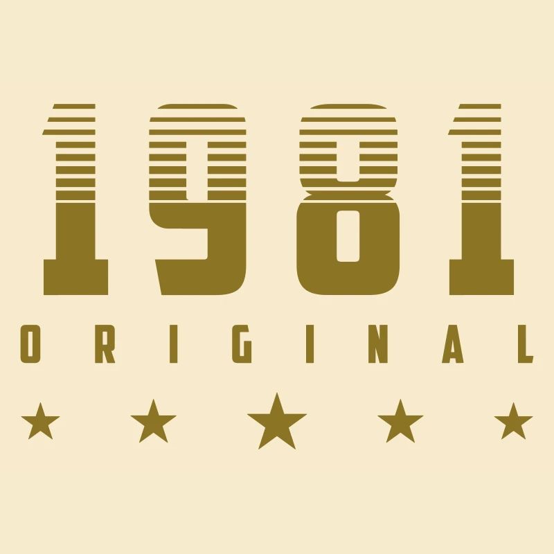 Original 1981 Année de naissance | | changeable de couleur