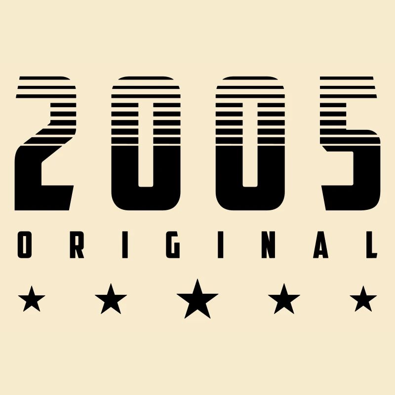 Original 2005 Année de naissance | Couleur modifiable