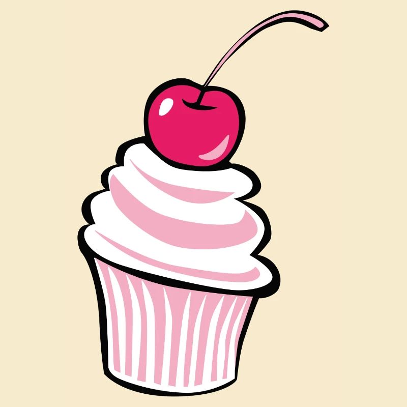 Kirsche Cupcake - Design!