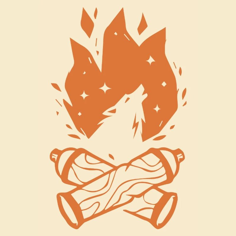 Spraydose Feuer - Wolf