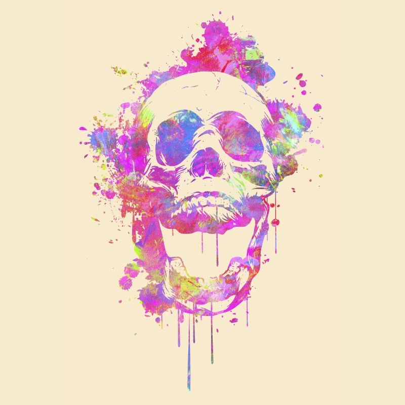 Cool & Trendy Abstract Skull