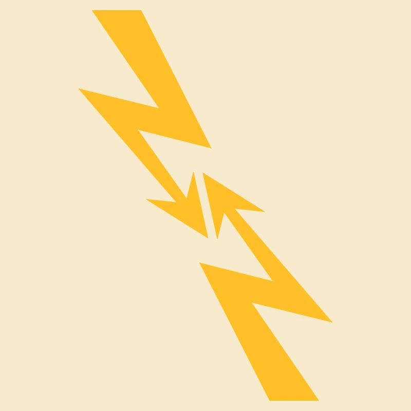 2 flashes electric current energy strong current eight