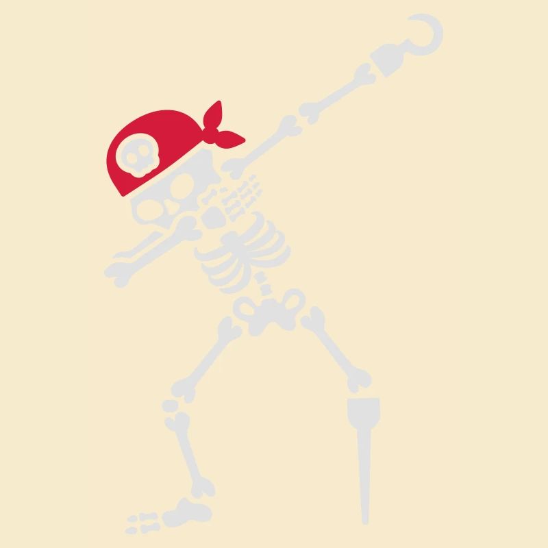 Dab / dabbing skeleton pirate