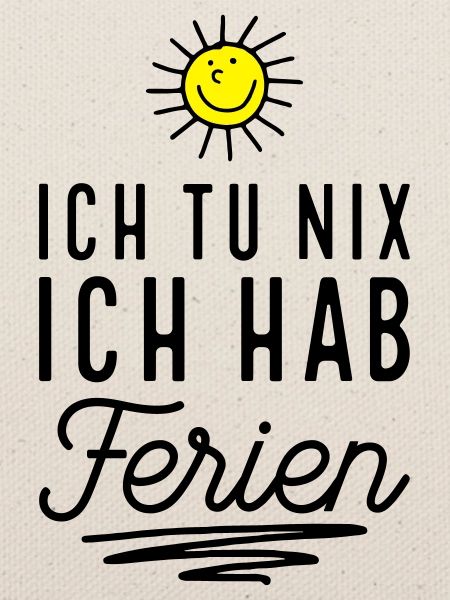 Endlich Ferien