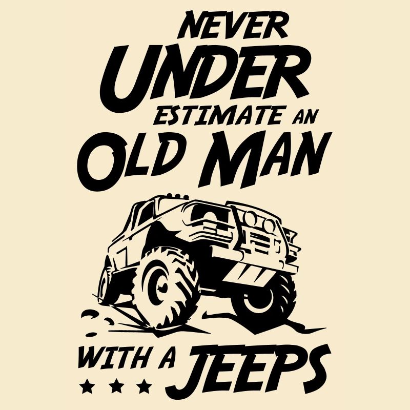 Never Under Estimate an Old Man With Jeeps
