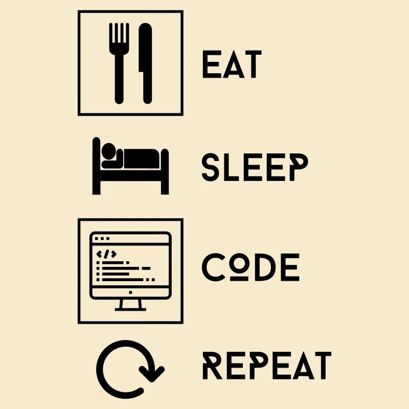 EAT SLEEP CODE REAPEAT
