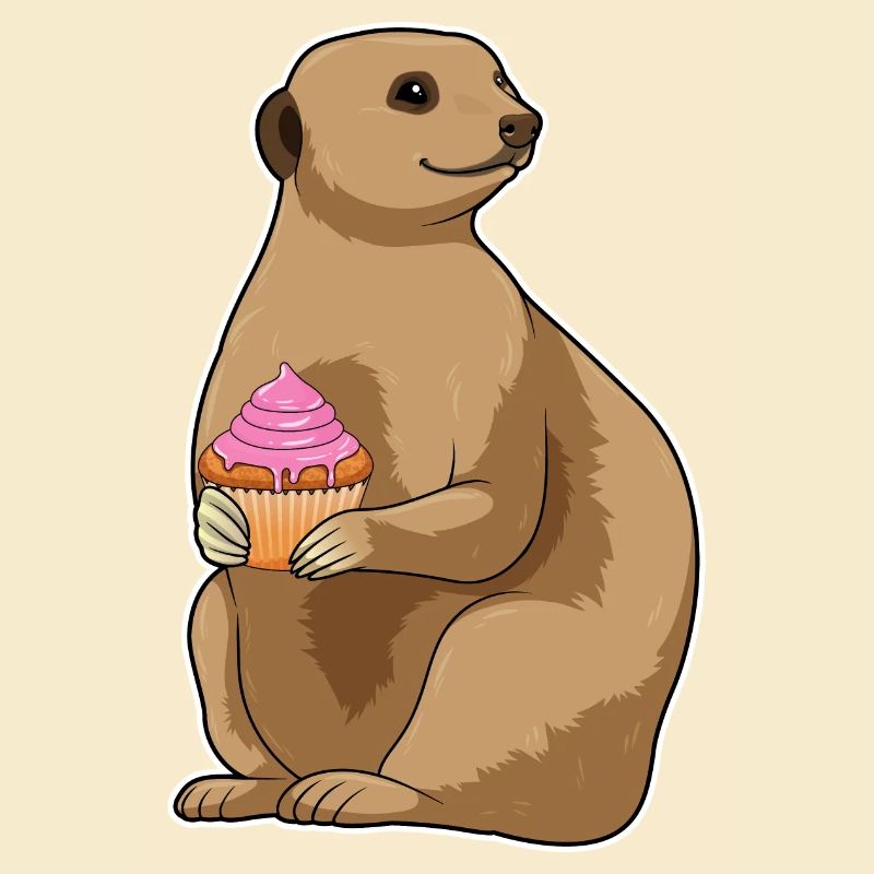 Erdmännchen Muffin