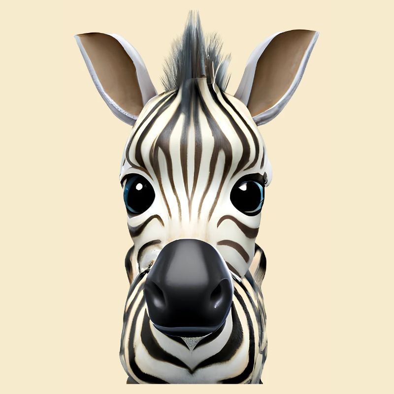 Niedliches Zebra Design
