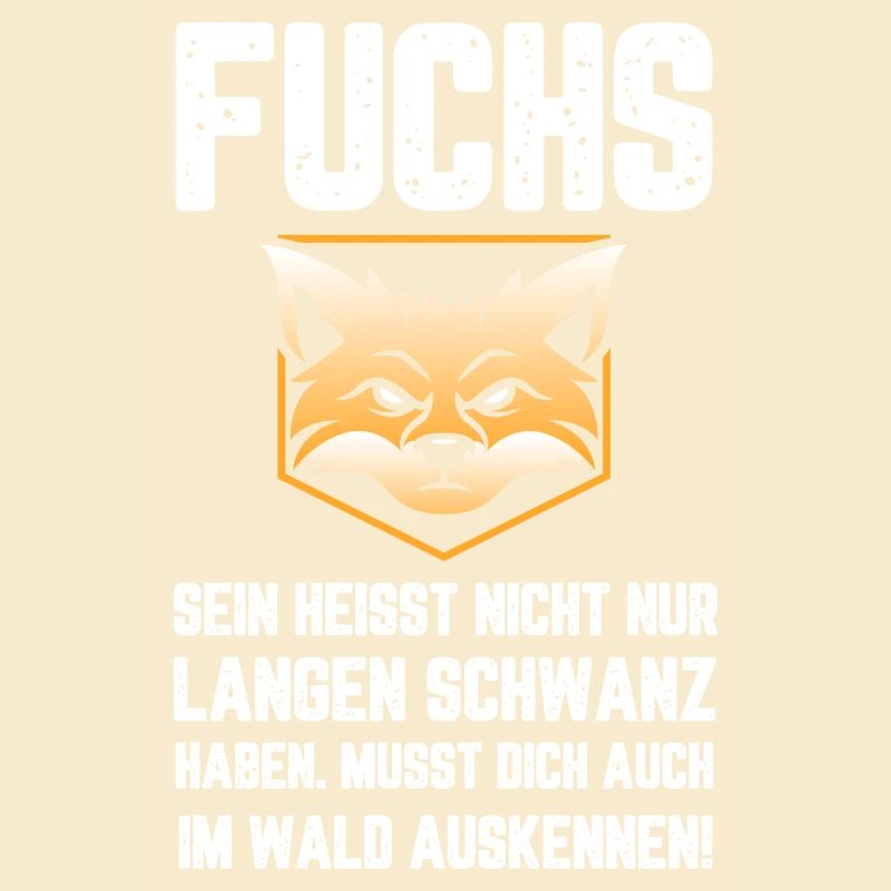 Fuchs Lustiger witziges Spruch