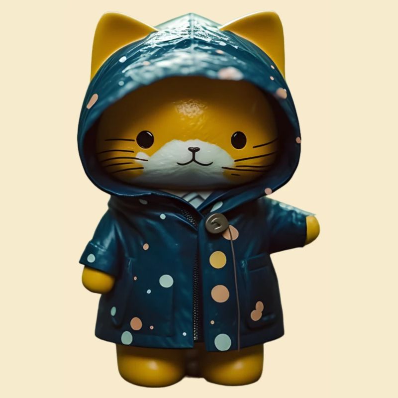 Cadeau imperméable pour chat