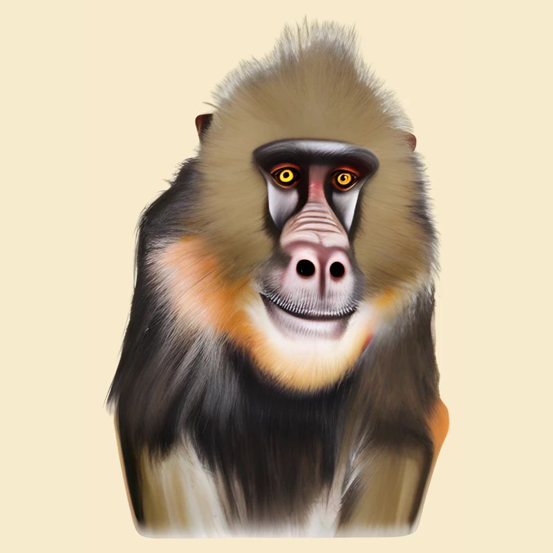 Mandrill Affe