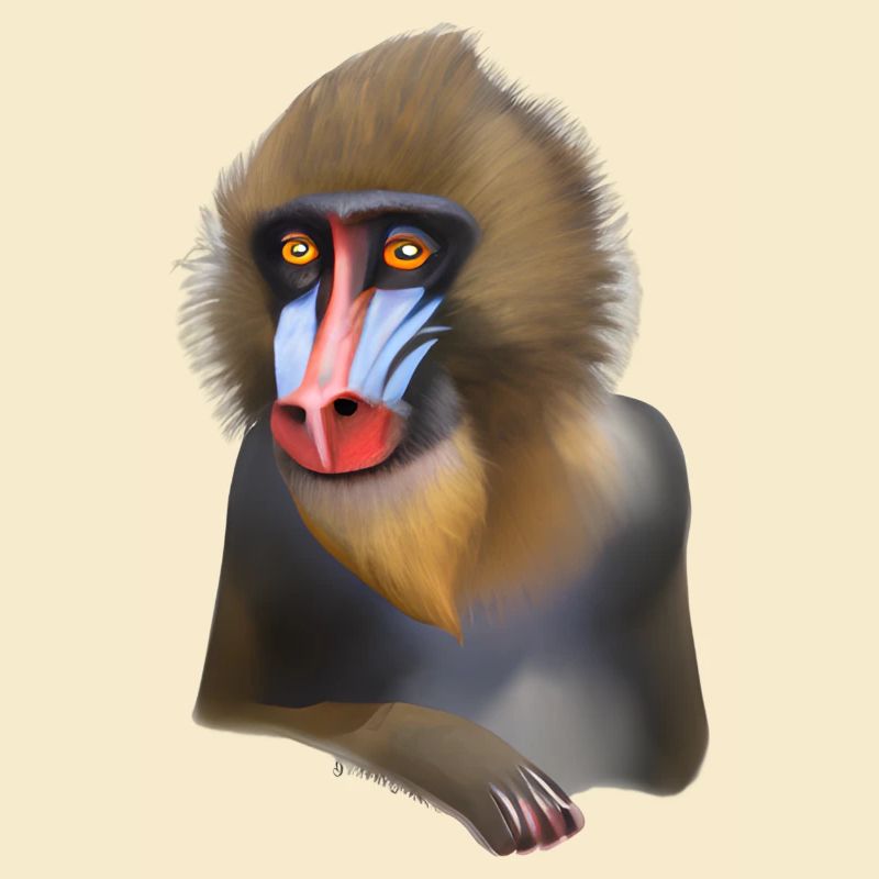 Mandrill Monkey