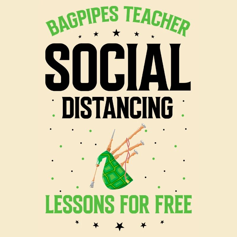 Conception de cornemuse pour la fierté écossaise et la cornemuse