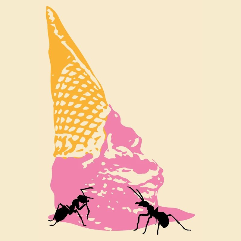 Crème glacée aux fourmis