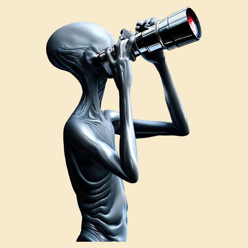 Der neugierige Alien