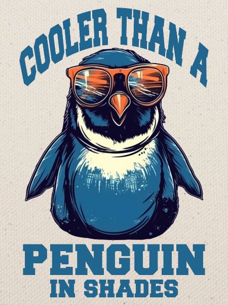Cooler Pinguin mit Sonnenbrille