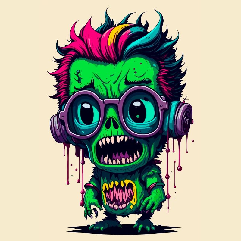 Bunter cooler Zombie