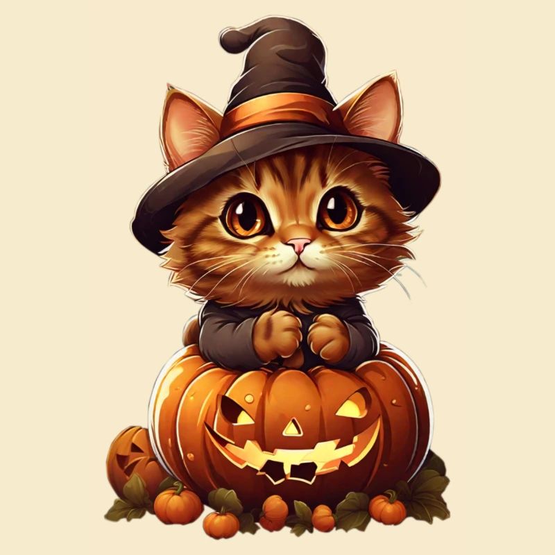 Halloween Katze