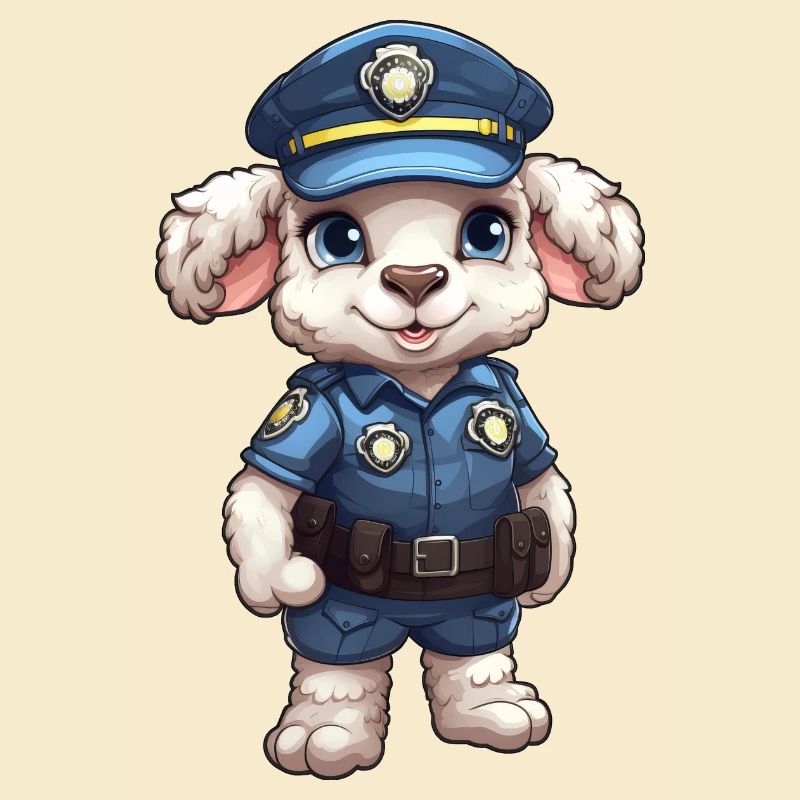 Polizei Schaf