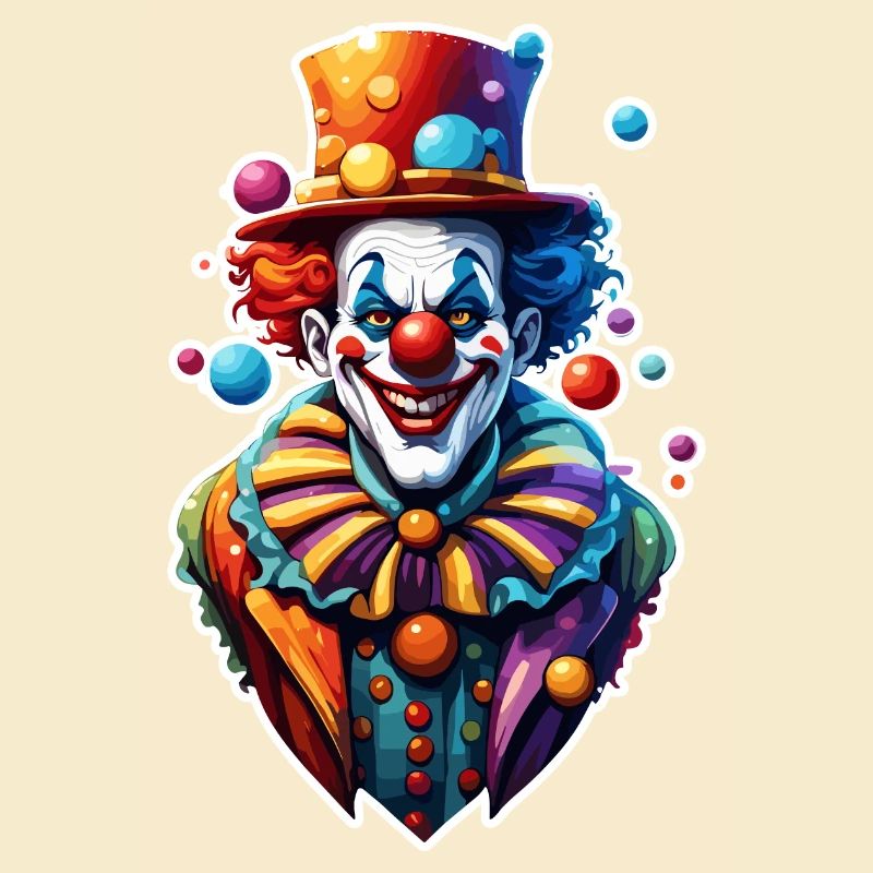 Clown / Circus / Carnival / Carnival / Playful