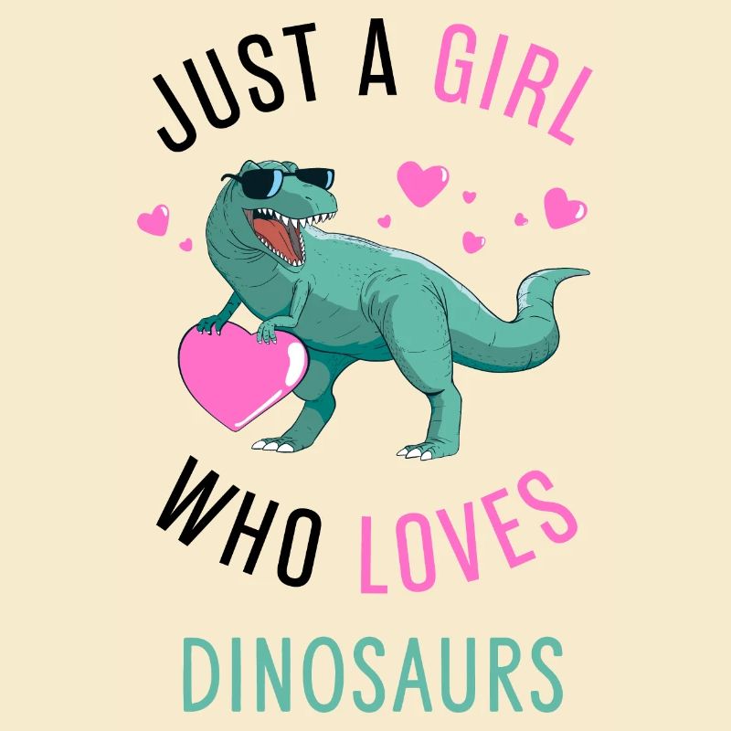 Nur ein Mädchen, das Dinosaurier süß Dinosaurier Geschenk