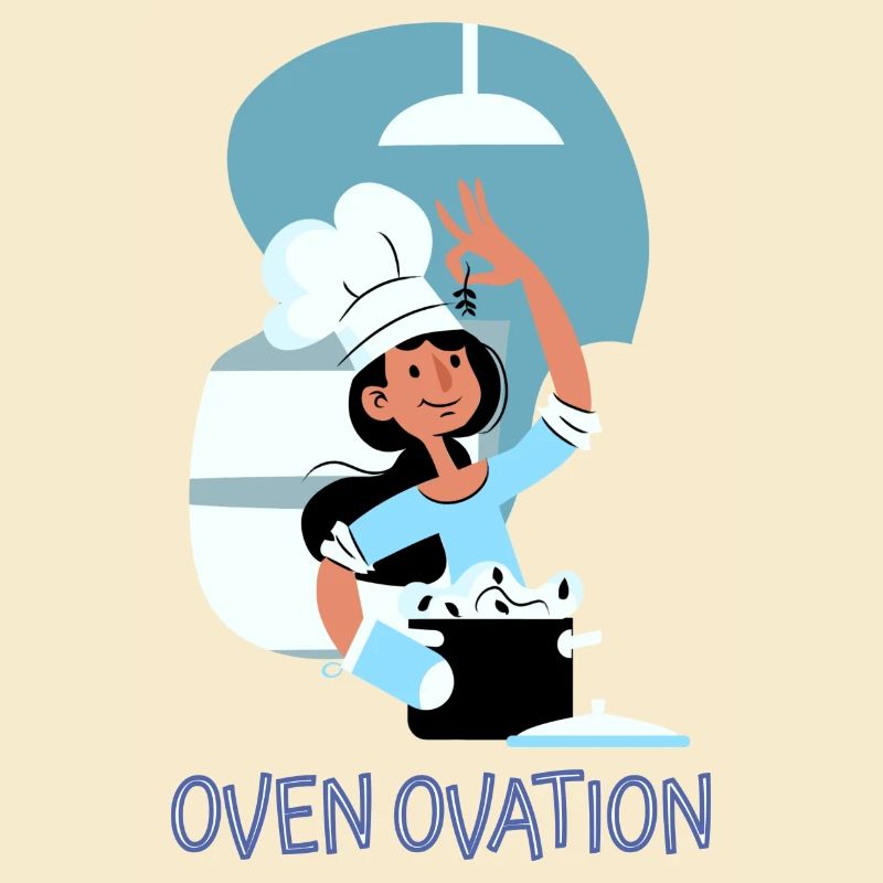 Chef Cook Kitchen Culinary Retro Bake Restaurant