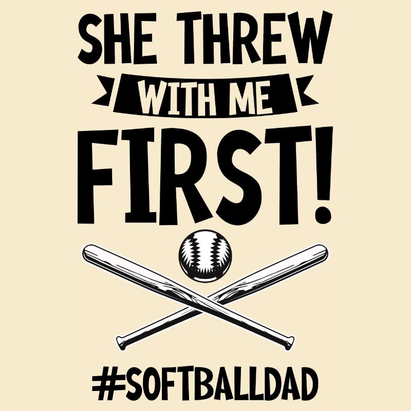 Elle a lancé avec moi en premier #softballdad 4