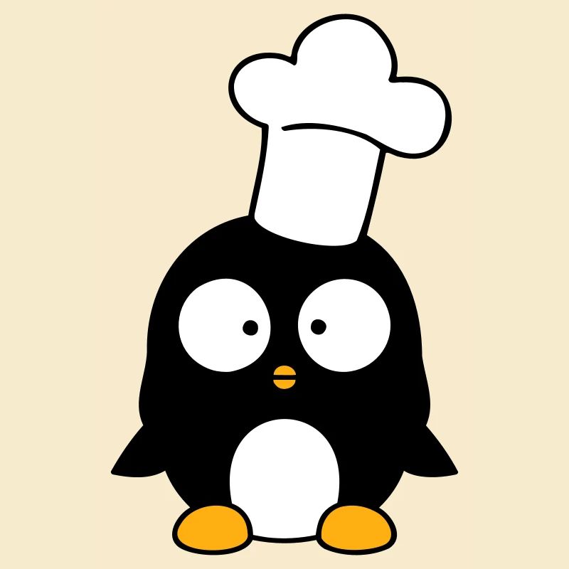 Penguin Kitchen Chef Hat Cuisine