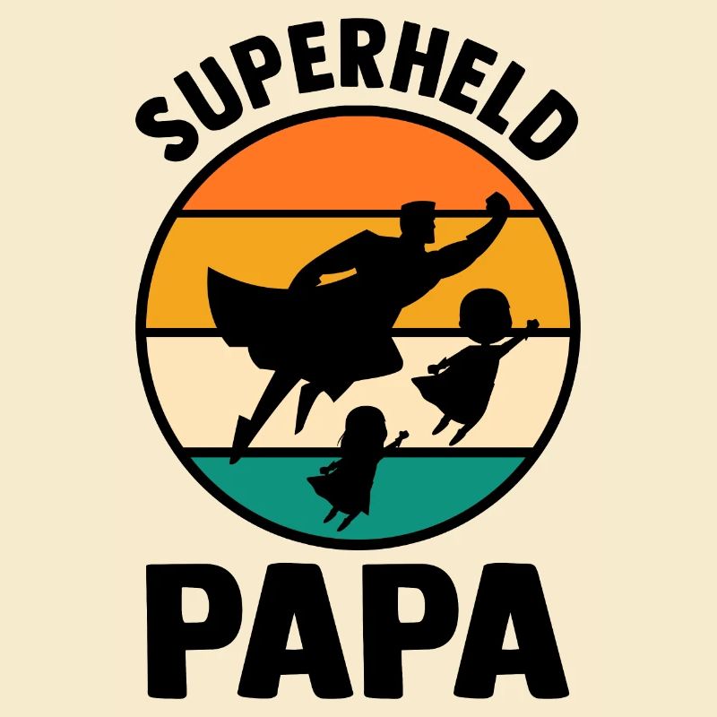 Vater Superheld Papa