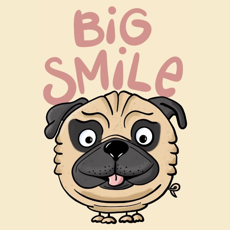 Mops Big Smile