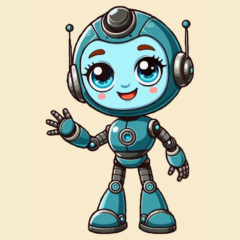 Roboter-Mädchen