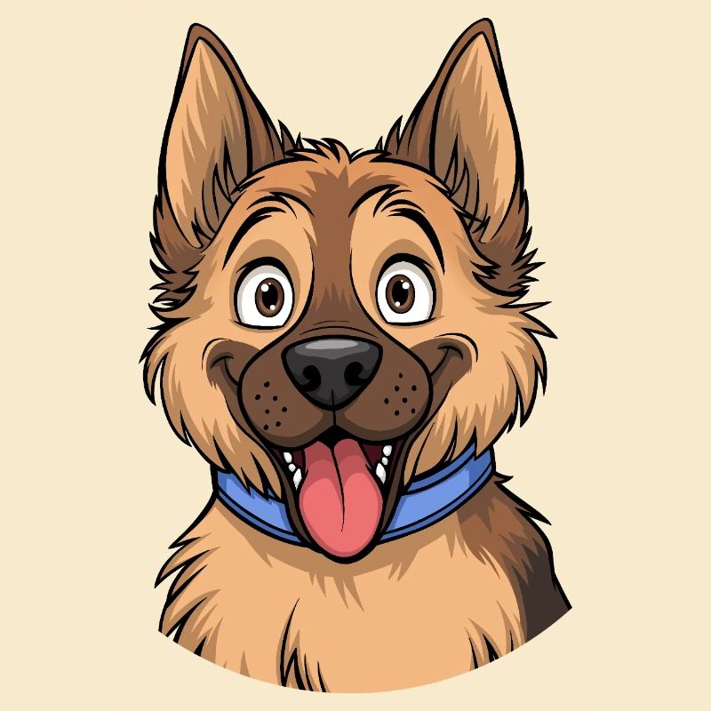 German Shepherd Portrait