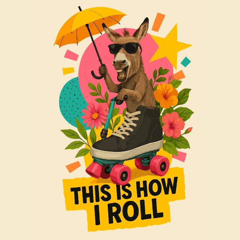 Roll-Esel mit Stil