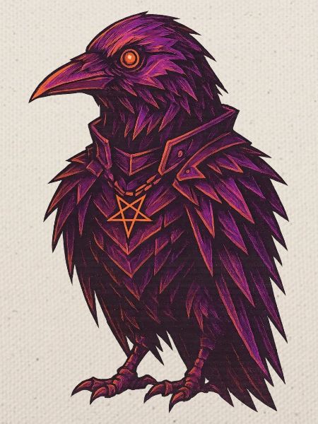 Gothic Krähe/Rabe