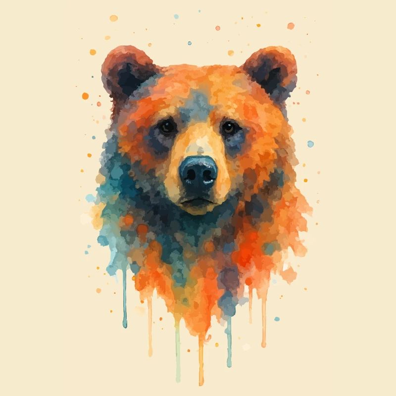 Bär Aquarell