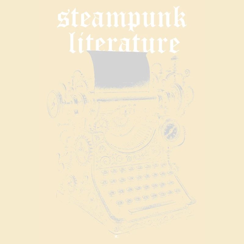 Steampunk Literature Typewriter