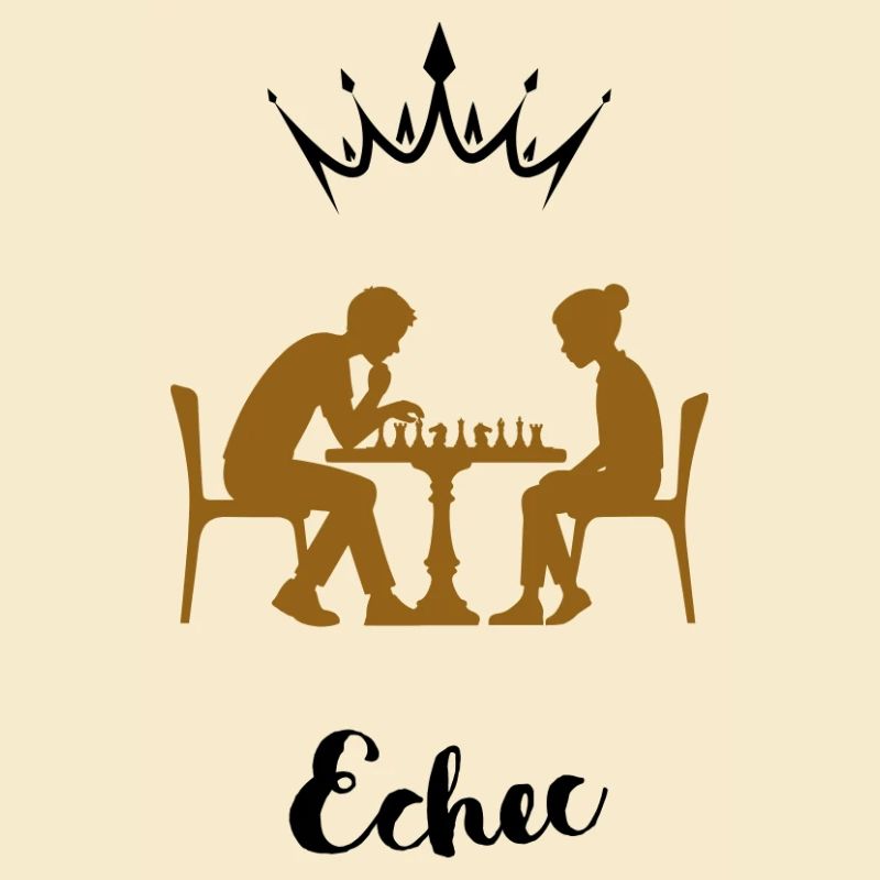 Schachbrett im Café